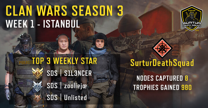 Clan Wars - Season 3 -Week 1 - Istanbul