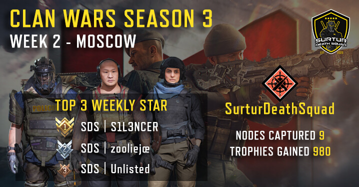 Clan Wars - Season 3 -Week 2 - Moscow