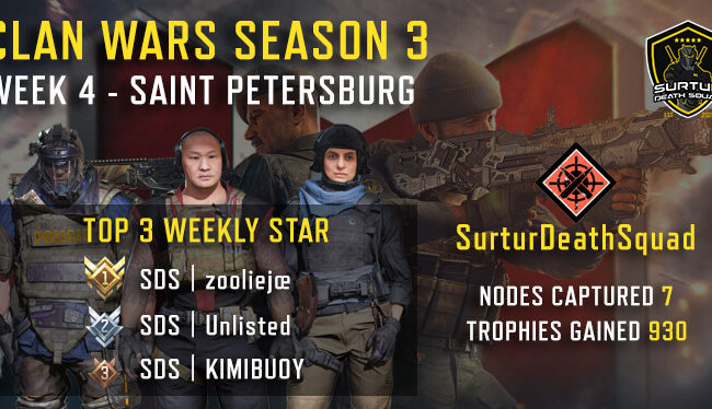 Clan Wars - Season 3 -Week 4 - Saint Petersburg