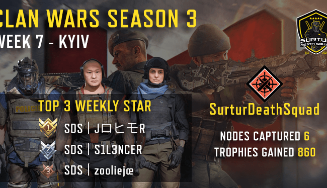Clan Wars - Season 3 -Week 7 - Kyiv