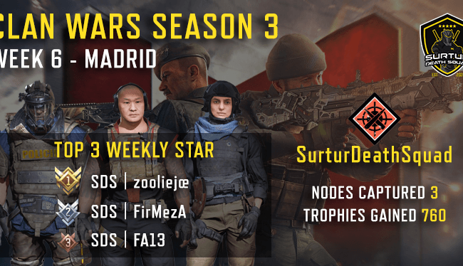 Clan Wars - Season 3 -Week 6 - Madrid