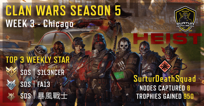Clan Wars - Season 5 -Week 3 - Chicago